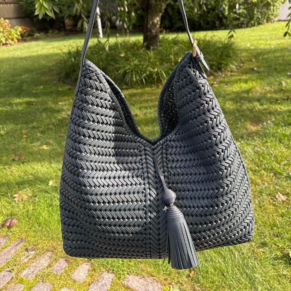 Anya Hindmarch Neeson Hobo Teal Bag